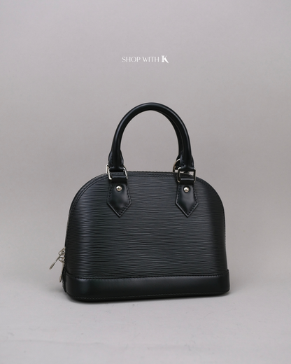 Louis Vuitton Alma BB Epi Leather Black