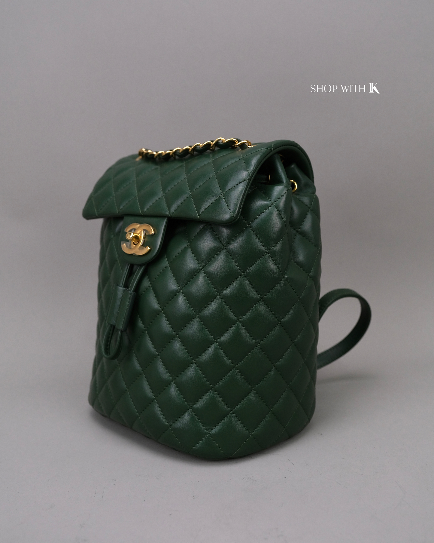 Chanel Urban Spirit Backpack Green