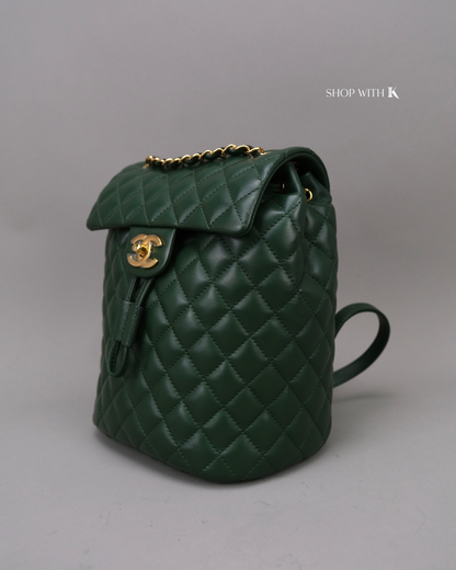 Chanel Urban Spirit Backpack Green