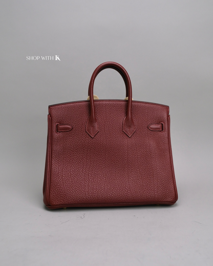 Hermes Birkin 25 Rouge H GHW