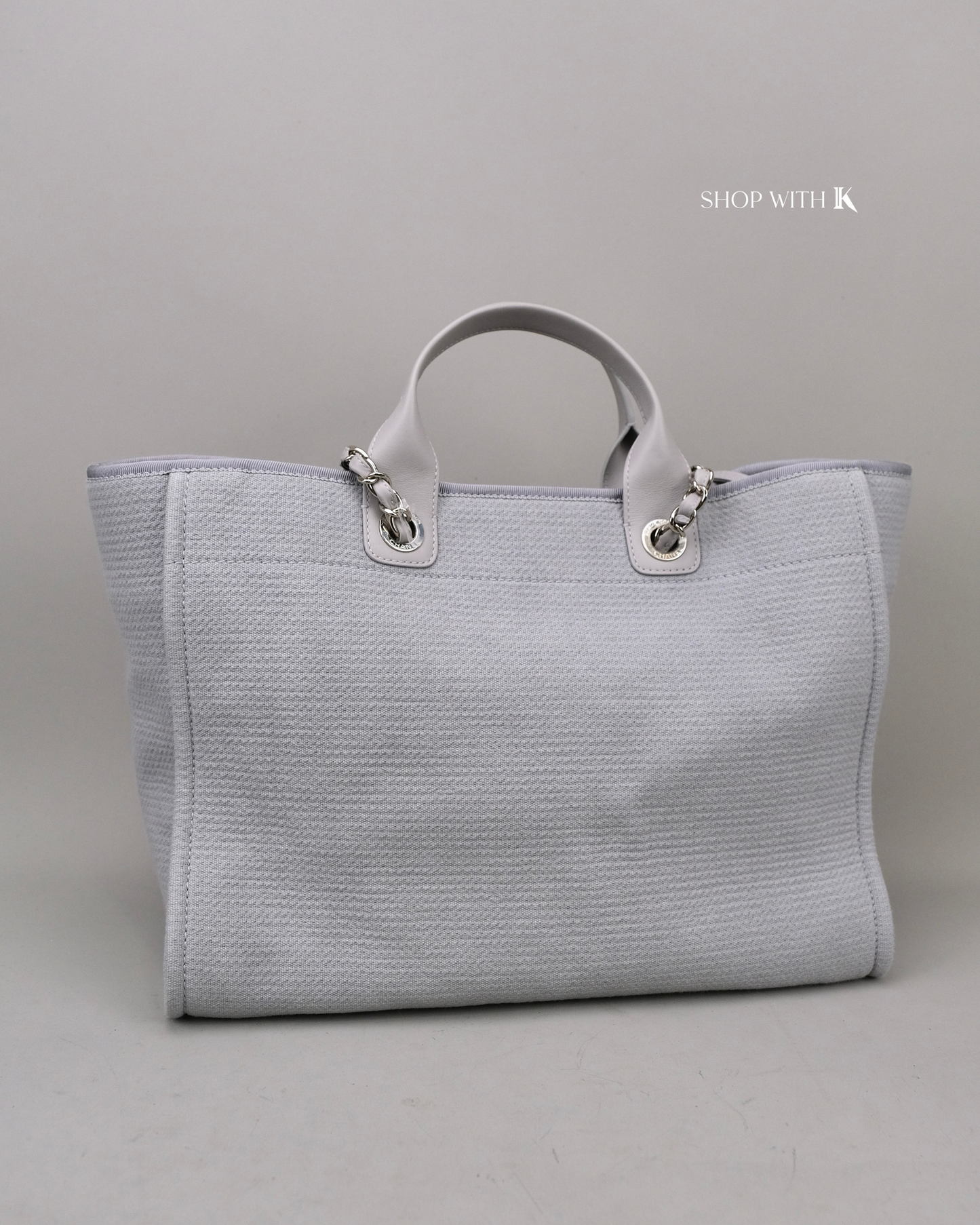 Chanel Deauville Tote Bag Gray