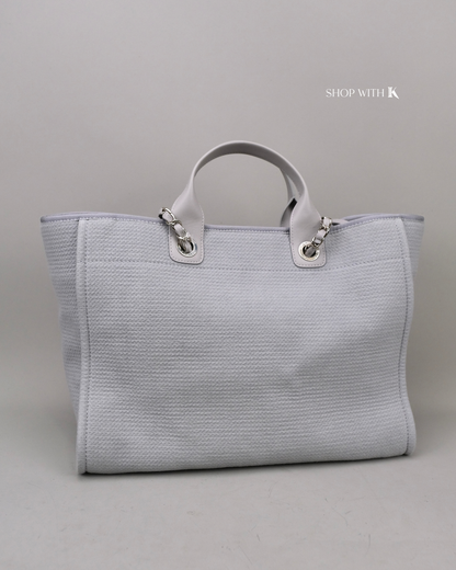 Chanel Deauville Tote Bag Gray
