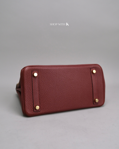 Hermes Birkin 25 Rouge H GHW