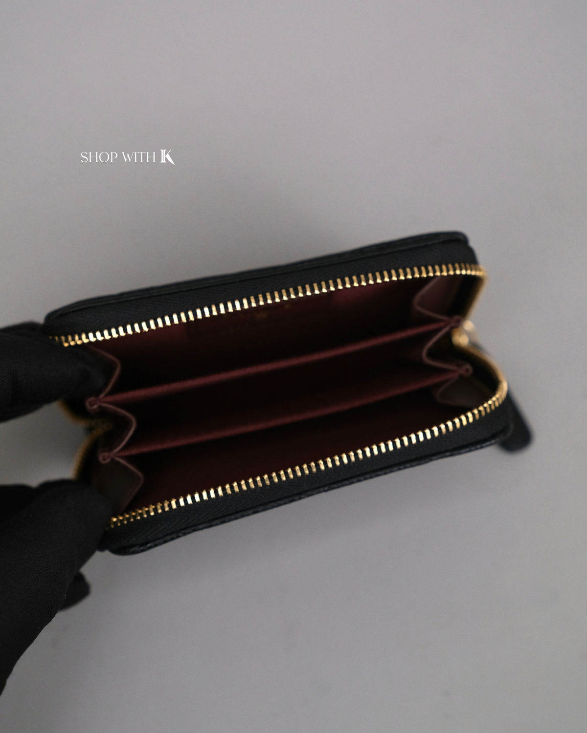 Chanel Zipped Card Holder