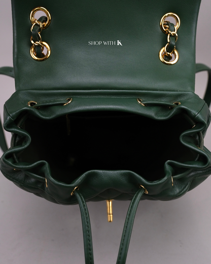 Chanel Urban Spirit Backpack Green