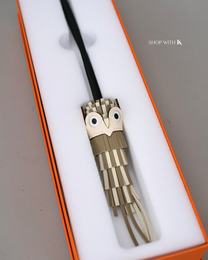 Hermes Chouette Owl Charm