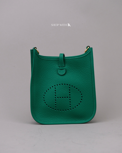 Hermes Evelyne TPM Vert Vertigo GHW