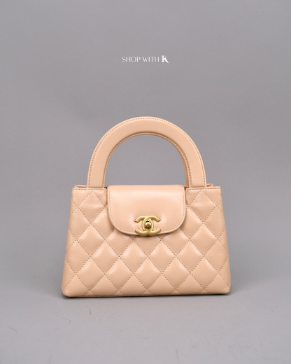 Chanel Kelly Light Beige GHW
