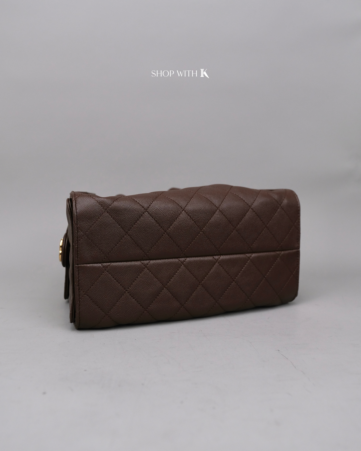Chanel 25 Small Dark Brown GHW