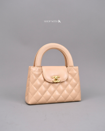 Chanel Kelly Light Beige GHW