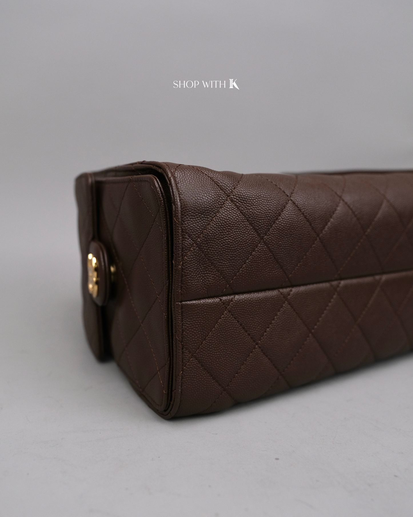 Chanel 25 Small Dark Brown GHW