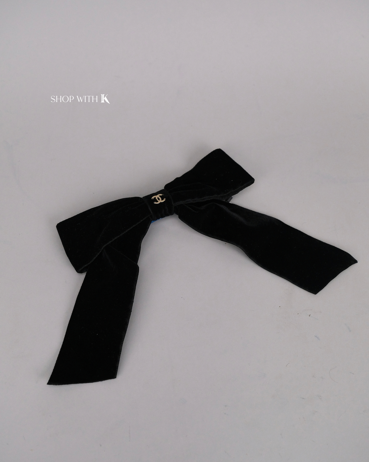 Chanel Hairbow Clip Black