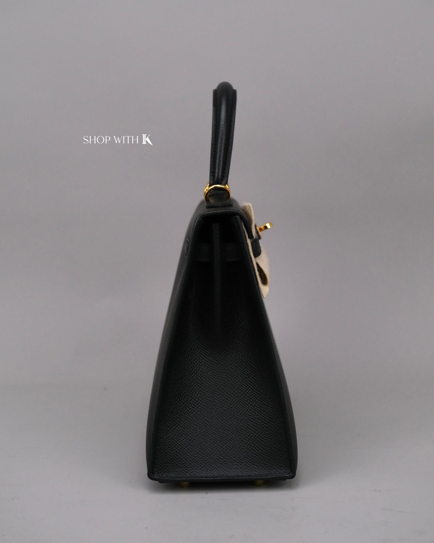 Hermes Kelly 25 Noir GHW