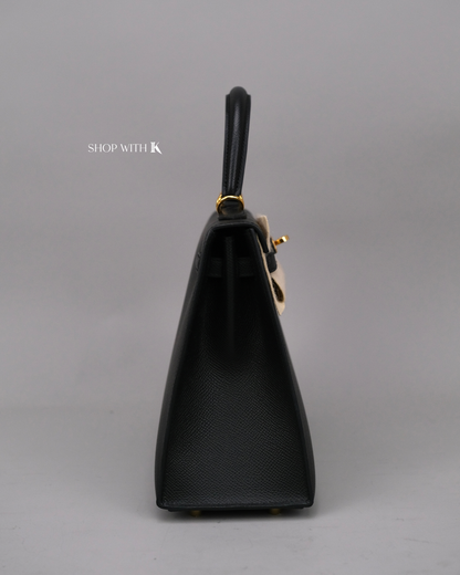 Hermes Kelly 25 Noir GHW