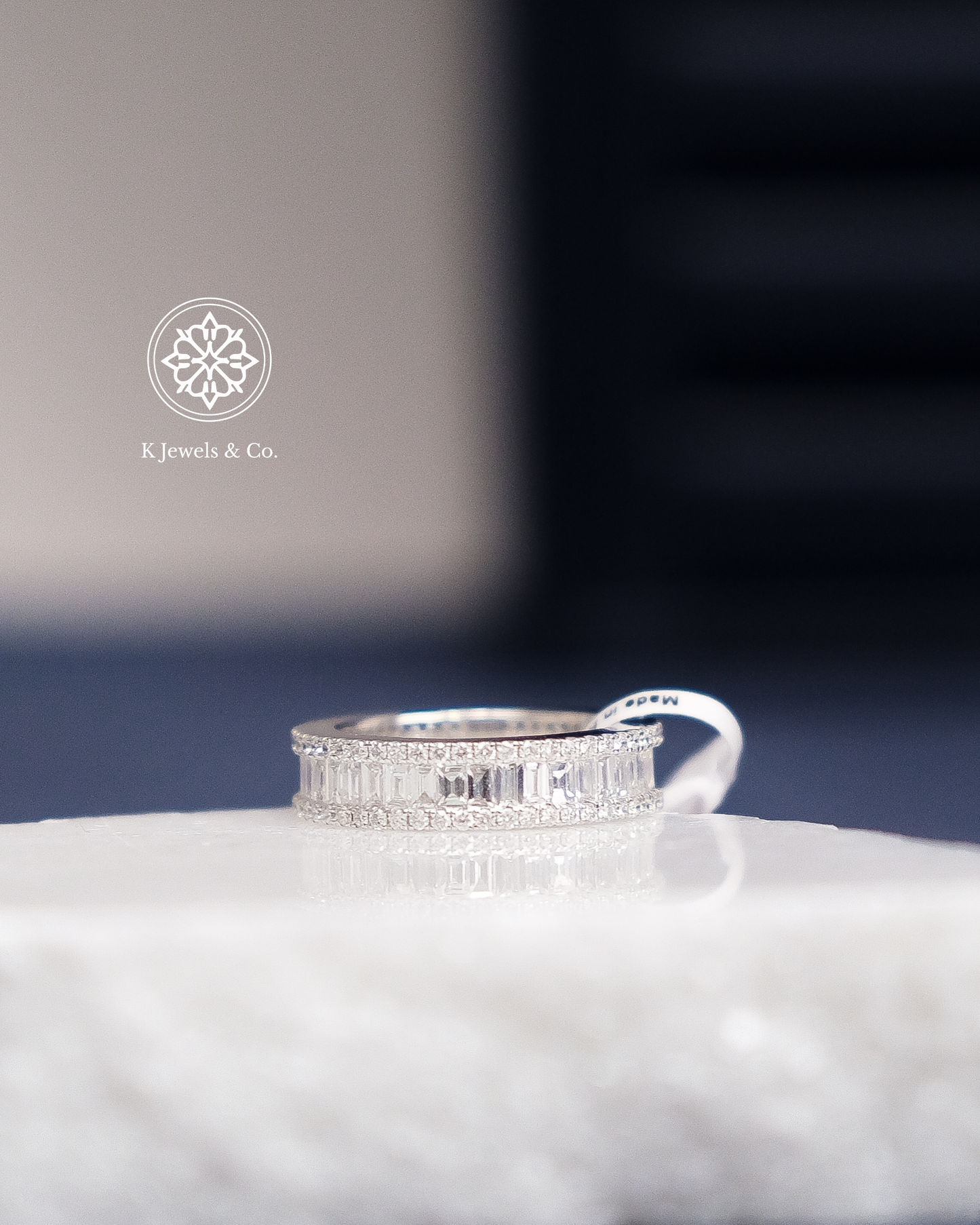 Baguette and Round Diamond Ring