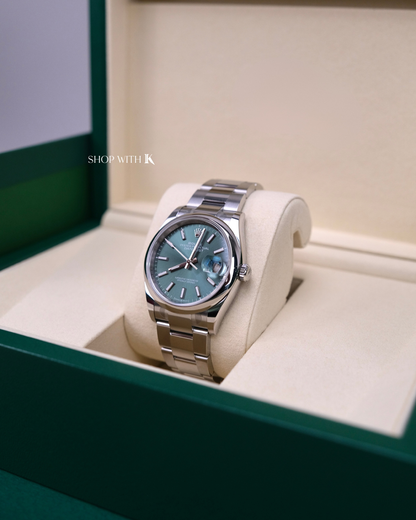 Rolex Datejust Oyster Perpetual Mint Green Dial - 36mm
