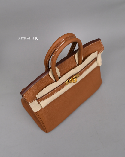 Hermed Birkin 25 Gold GHW