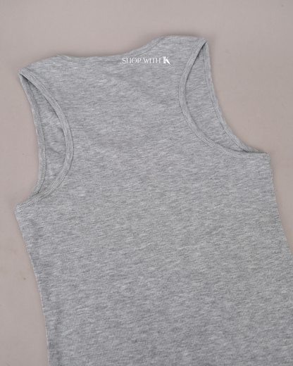 Loewe Women's Anagram Tank Top Gray