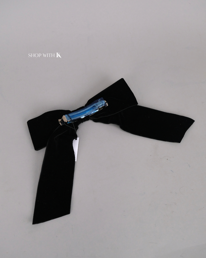 Chanel Hairbow Clip Black