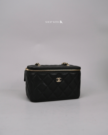 Chanel Vanity Case Black CGHW
