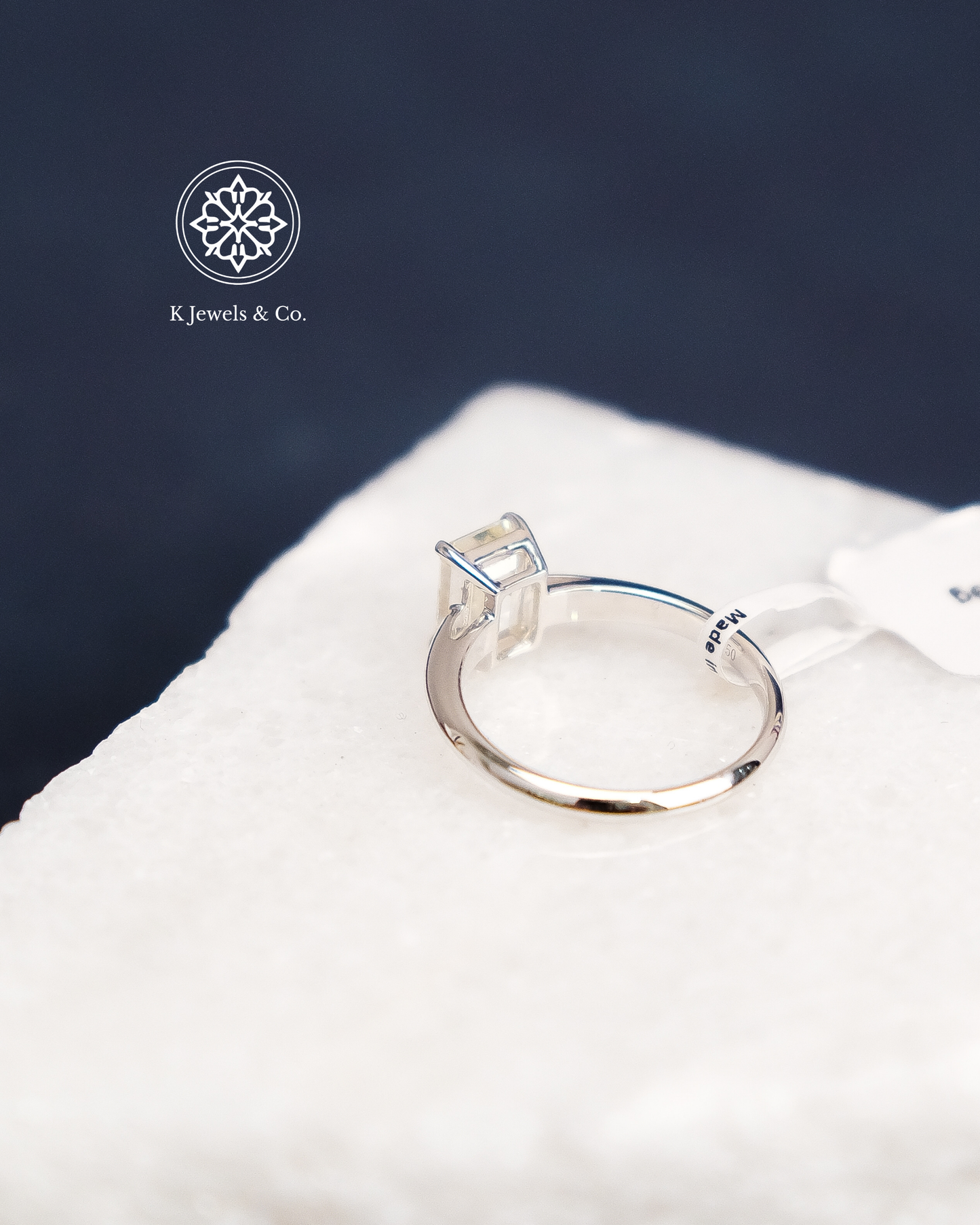 2ct Emerald Cut Diamond Ring w/ GIA