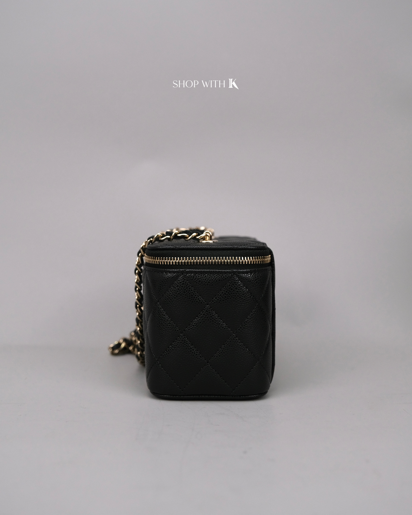 Chanel Vanity Case Black CGHW