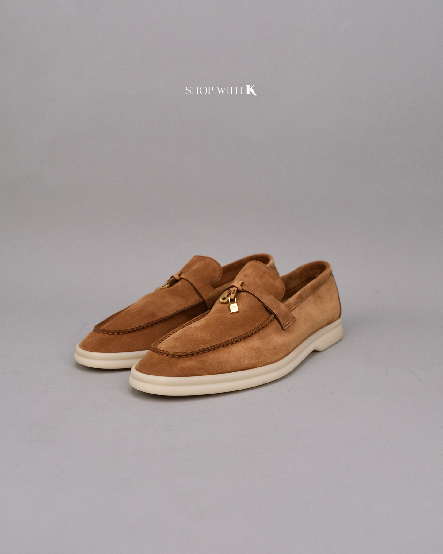 Loro Piana Summer Charms Walk Suede Colour Vicuna