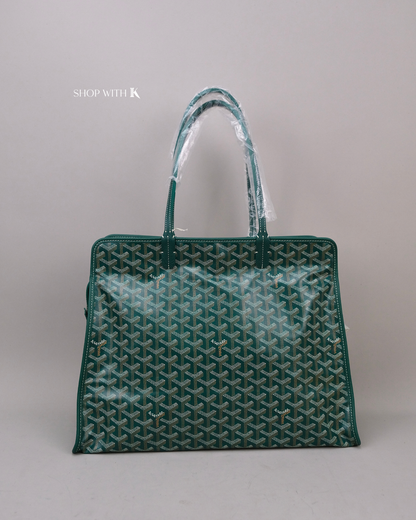Goyard Goyardine Sac Hardy PM Green