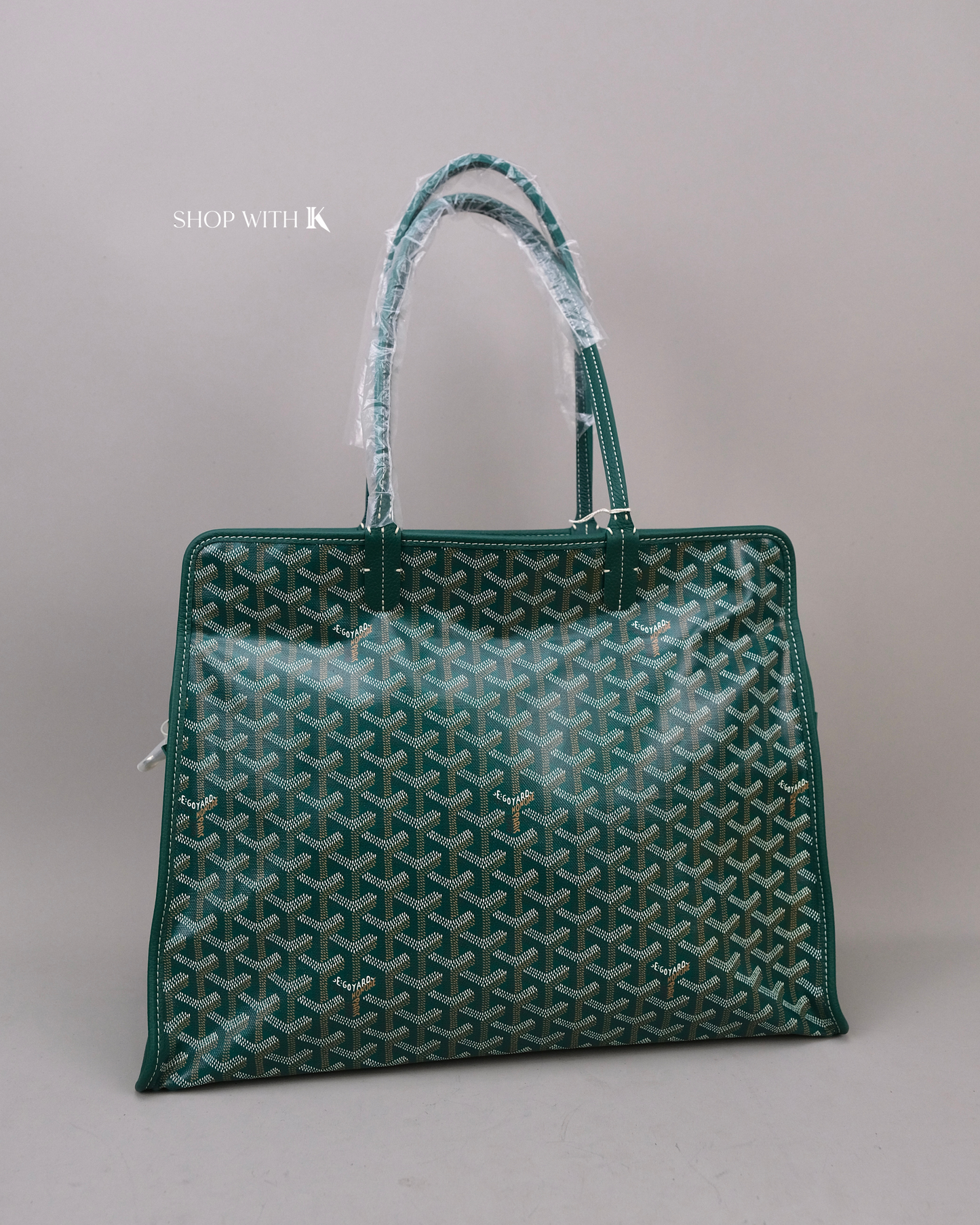 Goyard Goyardine Sac Hardy PM Green