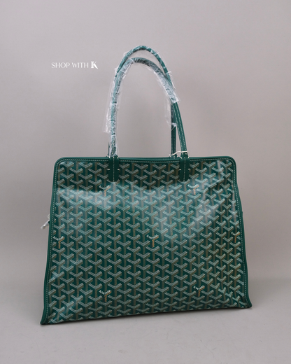 Goyard Goyardine Sac Hardy PM Green