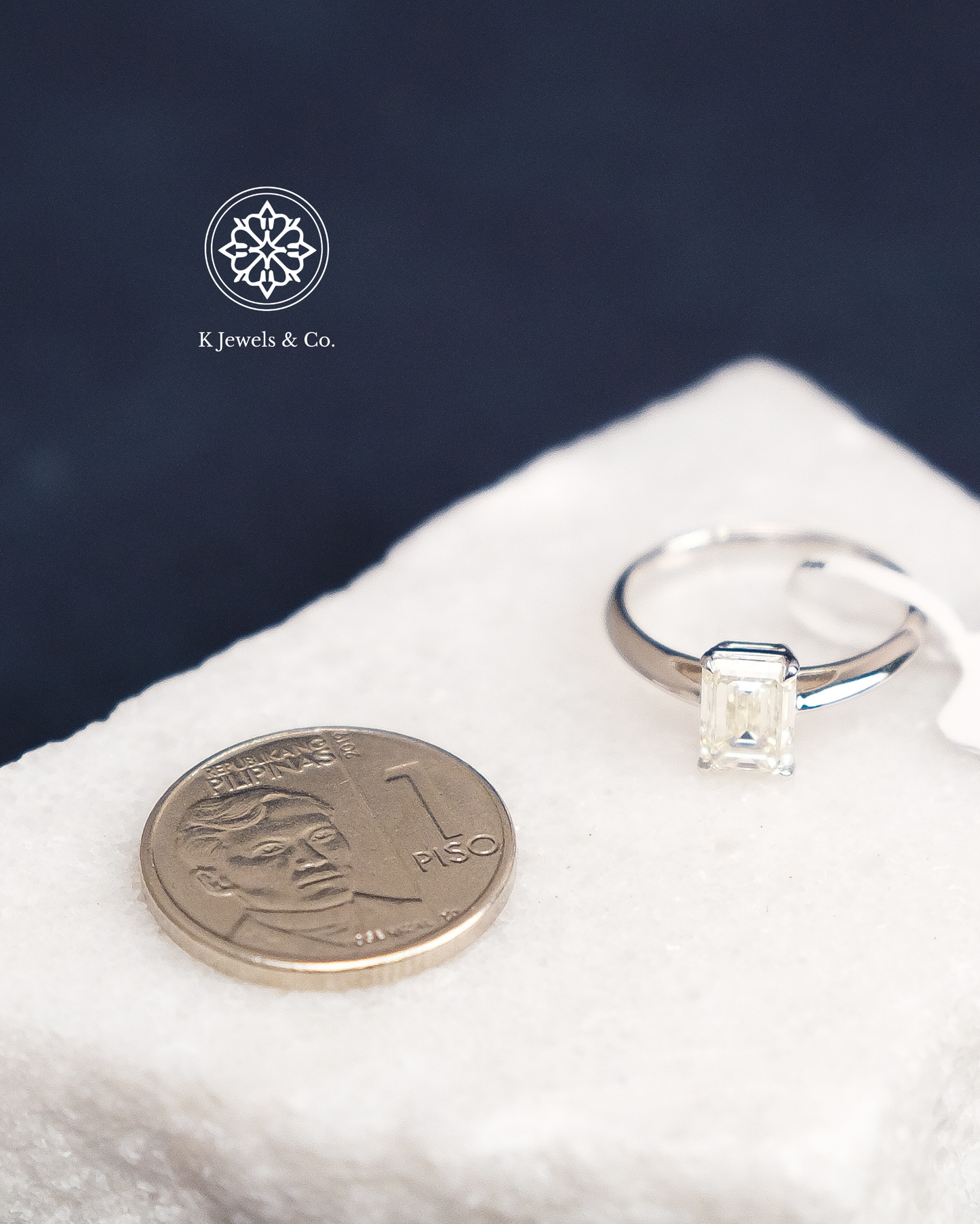 2ct Emerald Cut Diamond Ring w/ GIA