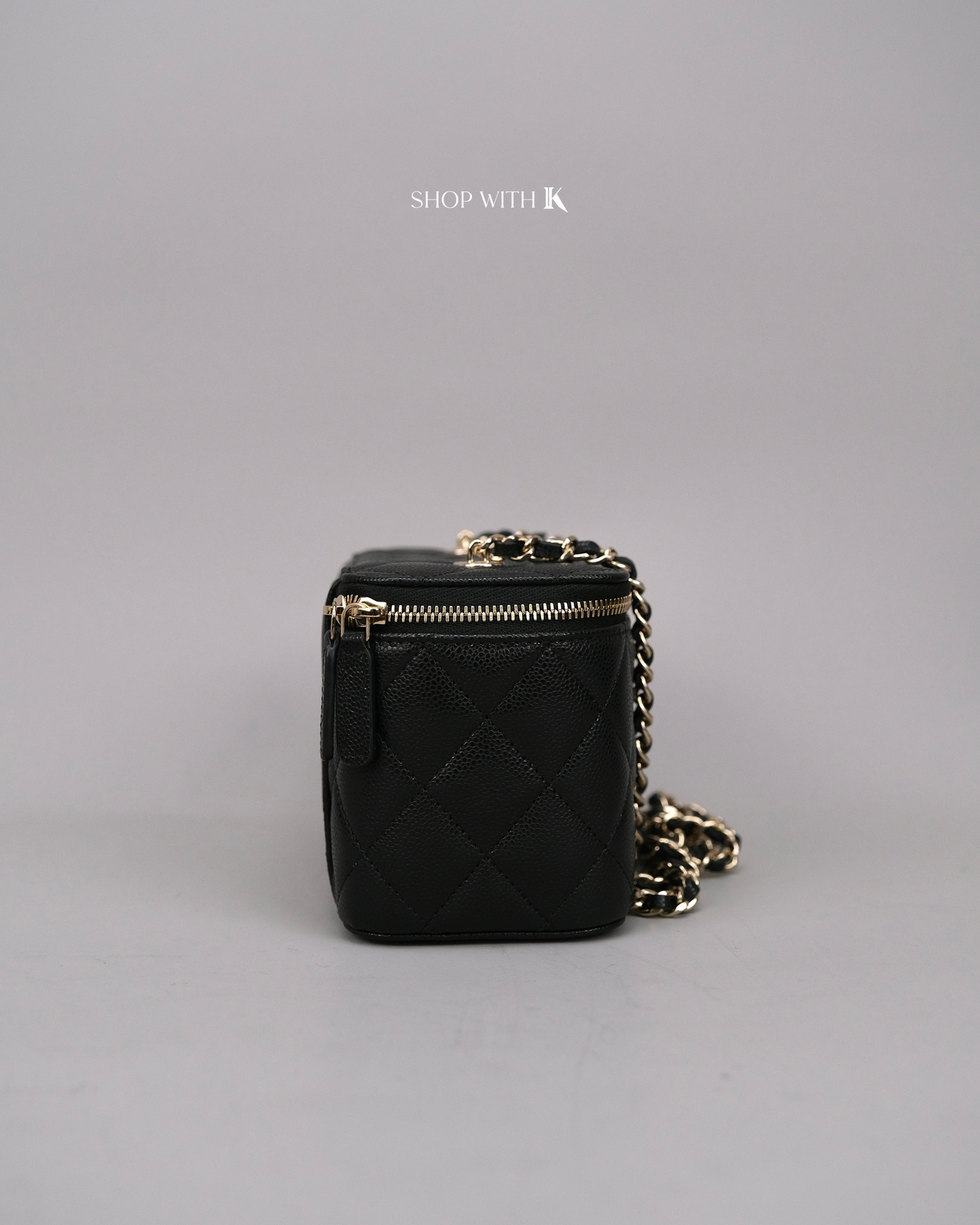 Chanel Vanity Case Black CGHW