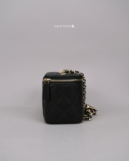 Chanel Vanity Case Black CGHW