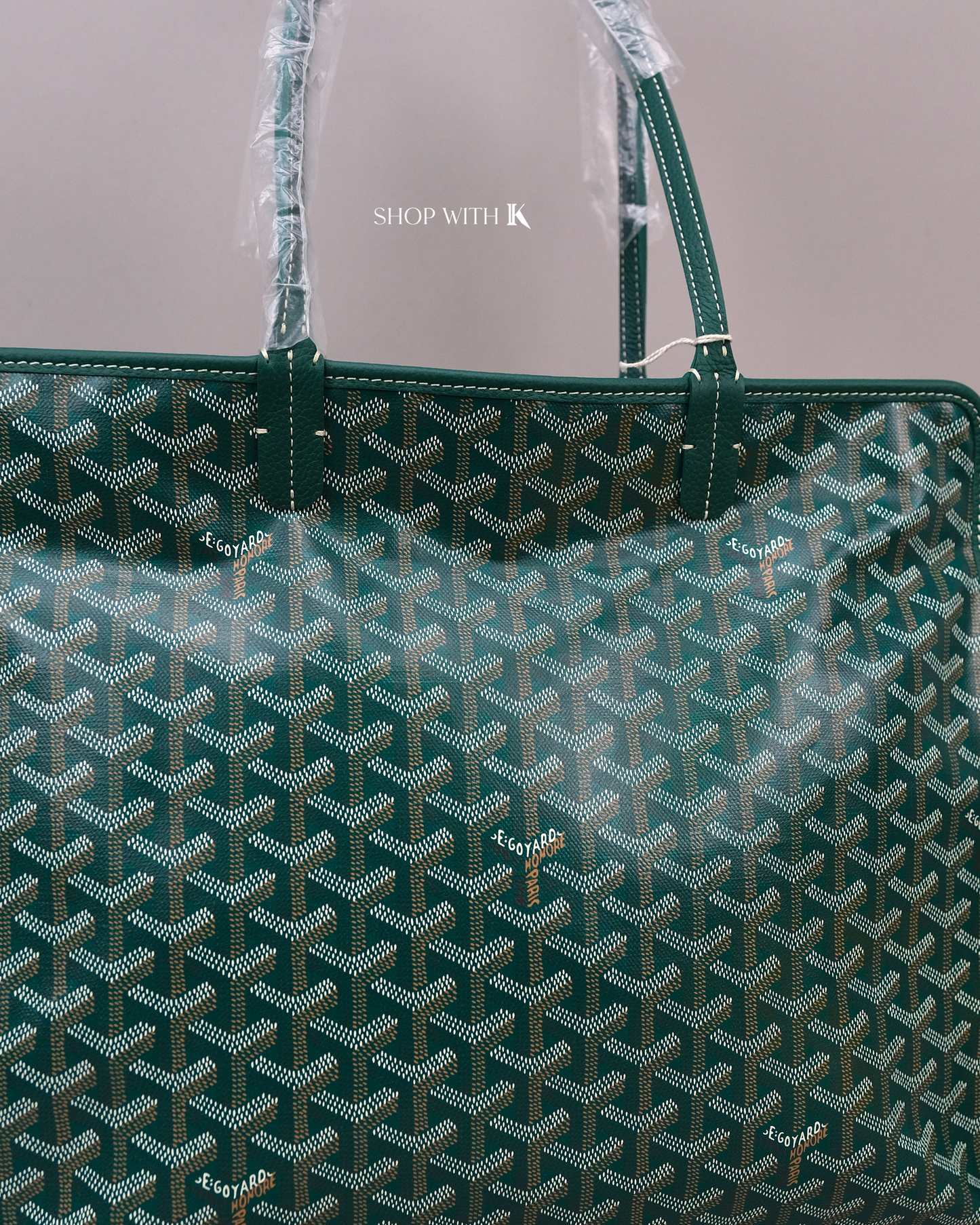 Goyard Goyardine Sac Hardy PM Green