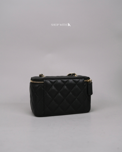 Chanel Vanity Case Black CGHW