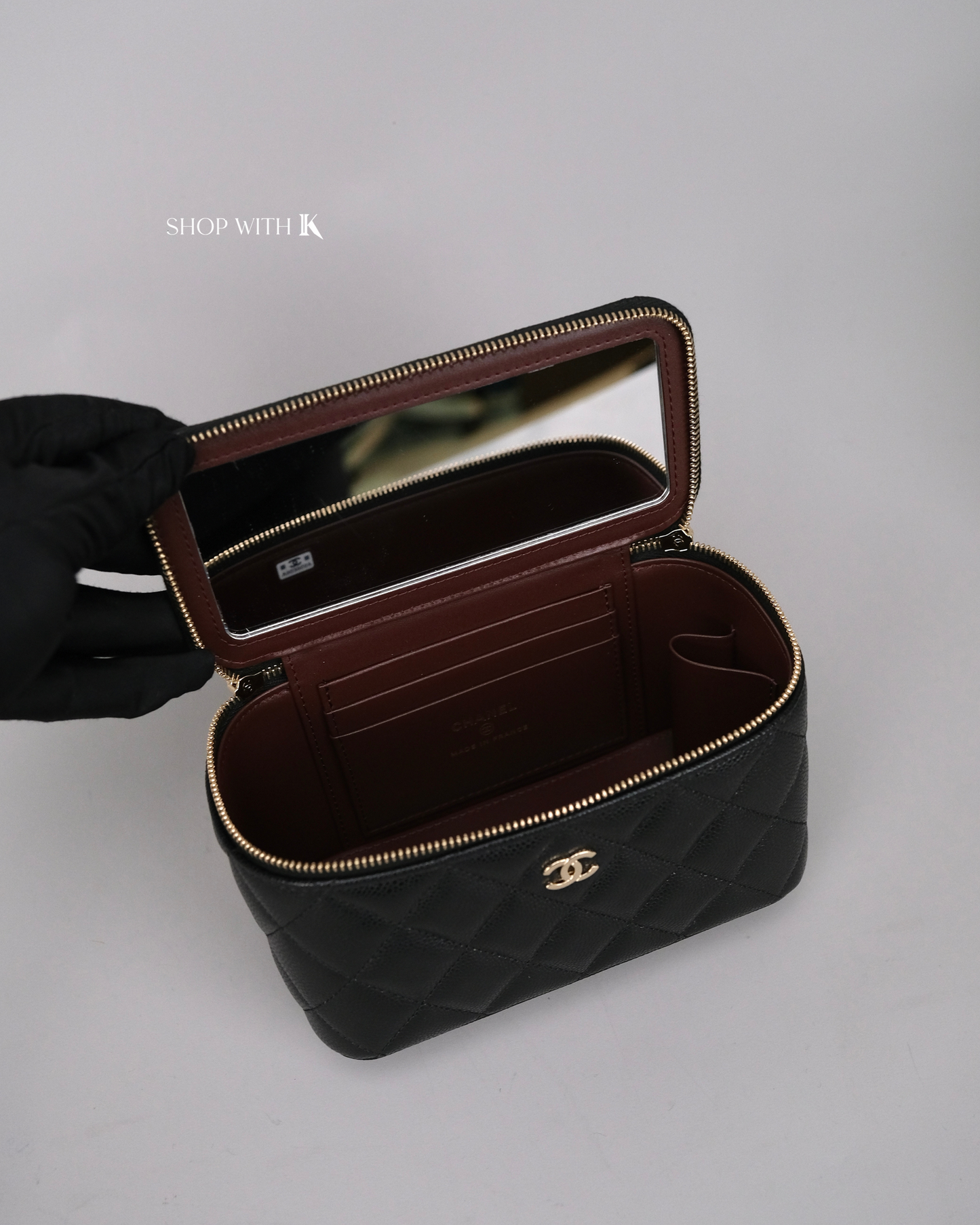Chanel Vanity Case Black CGHW
