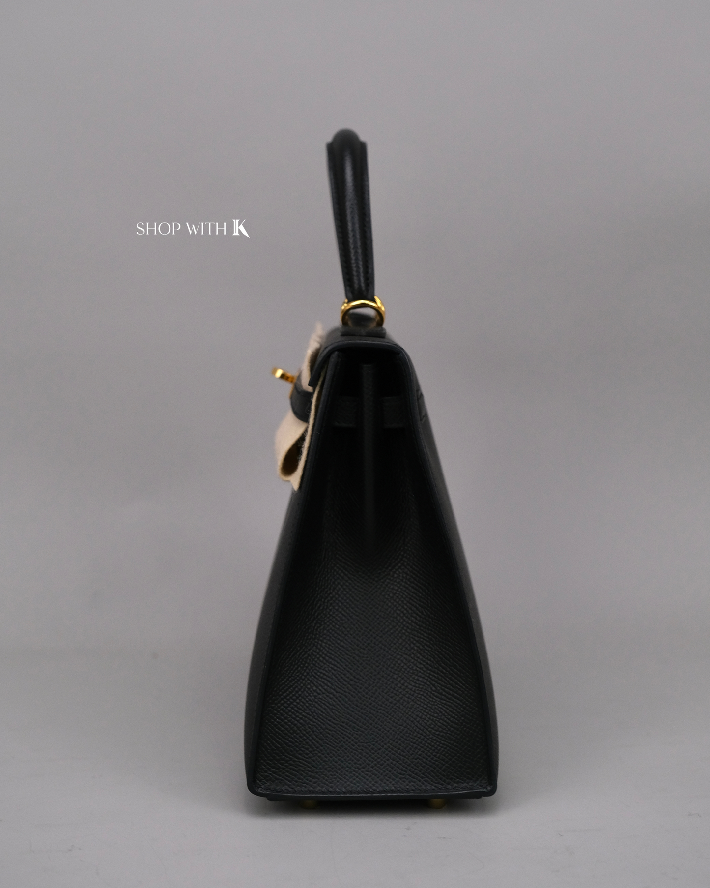 Hermes Kelly 25 Noir GHW