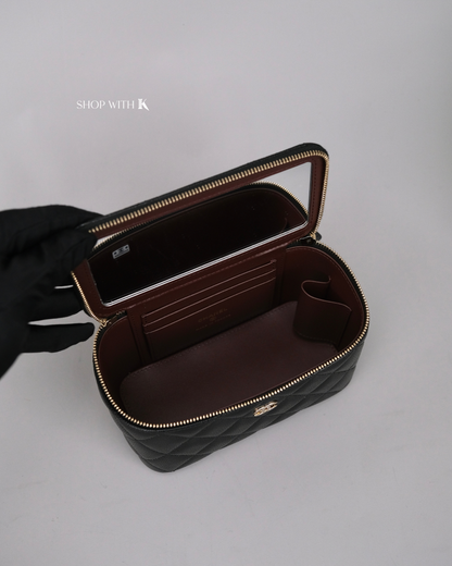 Chanel Vanity Case Black CGHW