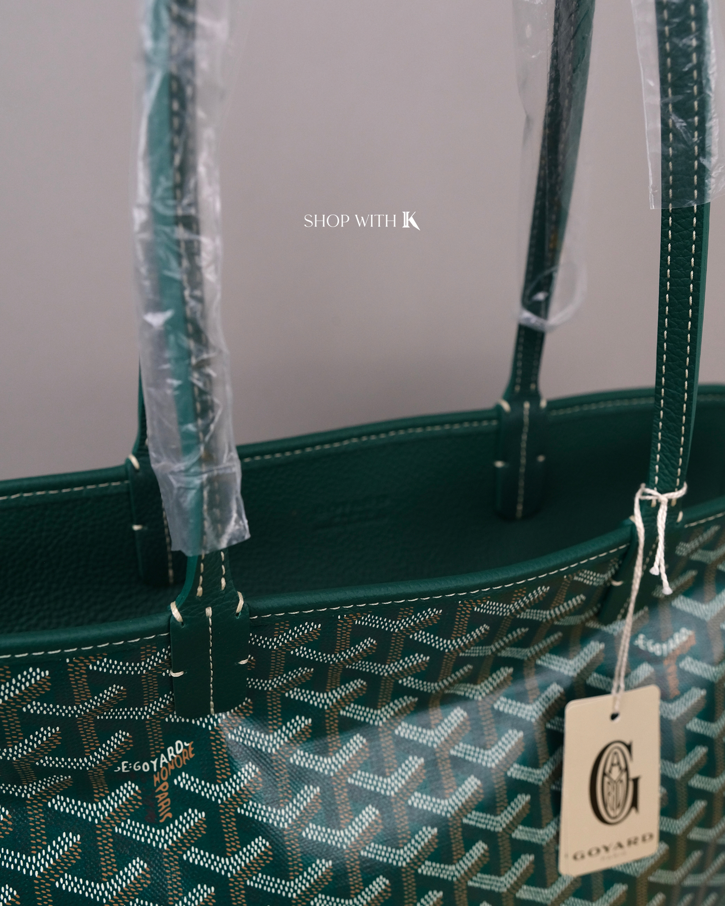 Goyard Goyardine Sac Hardy PM Green