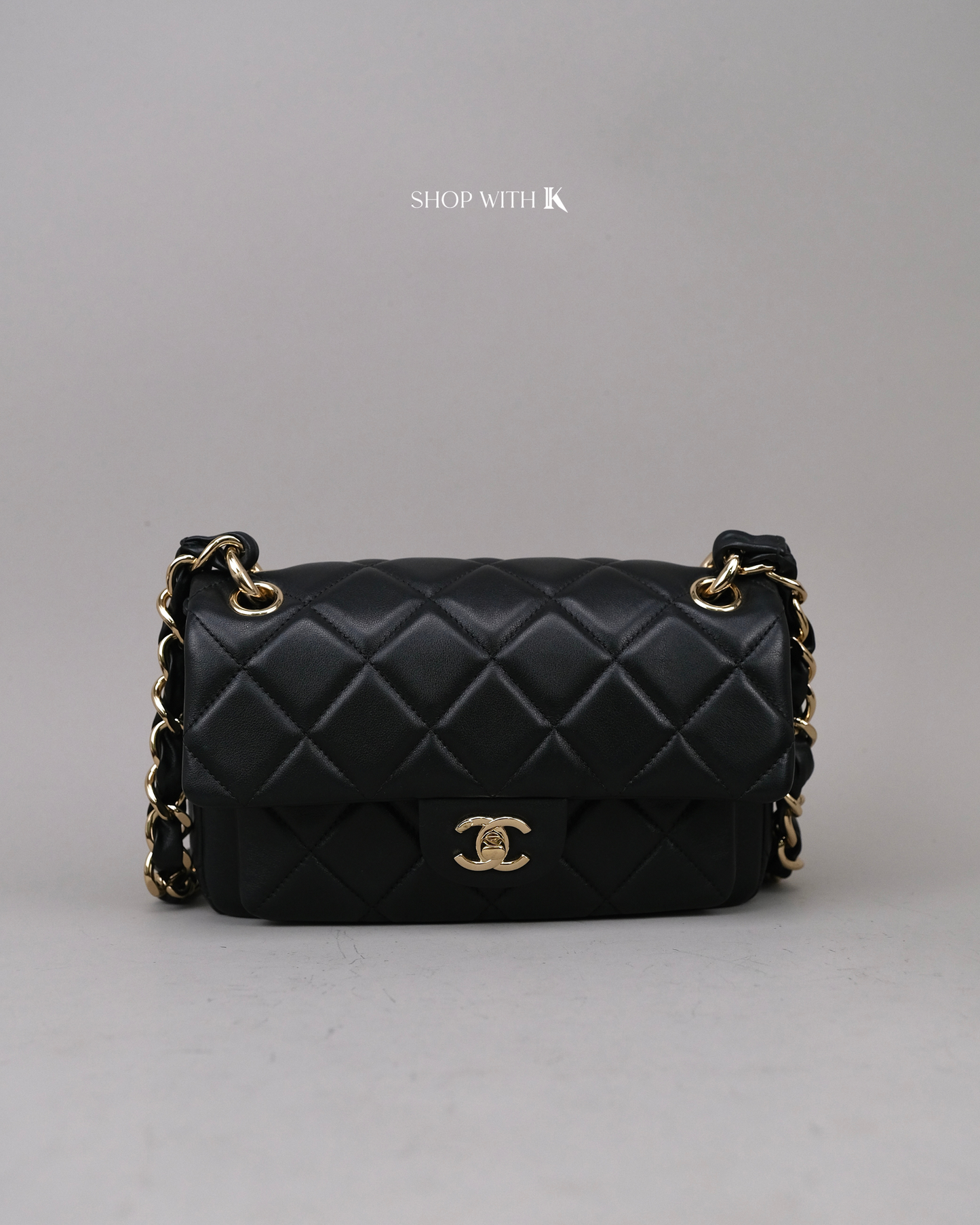 Chanel Flap Bag with Chunky Chain Strap