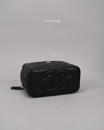 Chanel Vanity Case Black CGHW