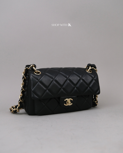 Chanel Flap Bag with Chunky Chain Strap