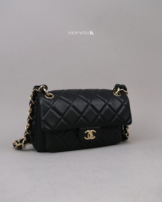 Chanel Flap Bag with Chunky Chain Strap