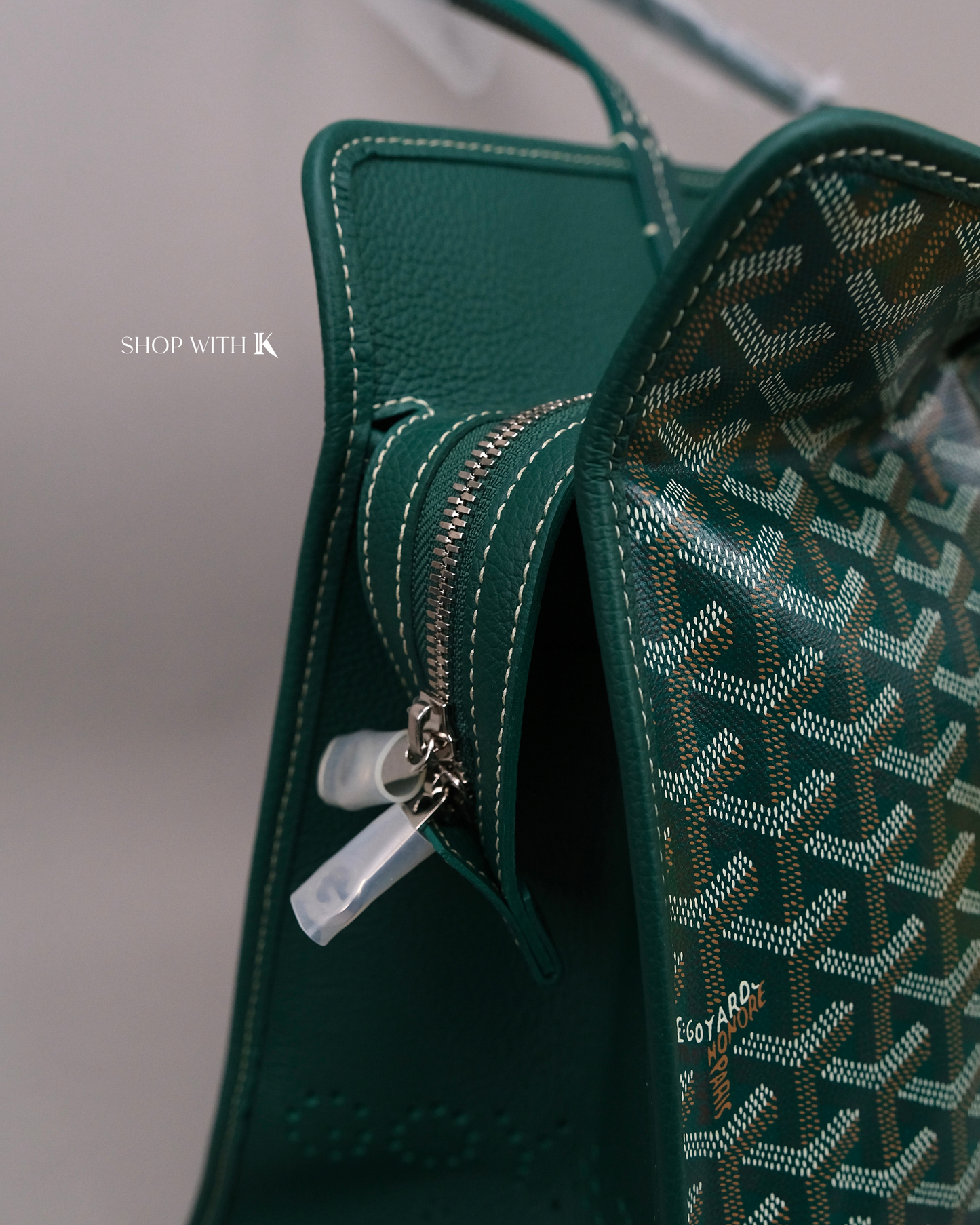 Goyard Goyardine Sac Hardy PM Green