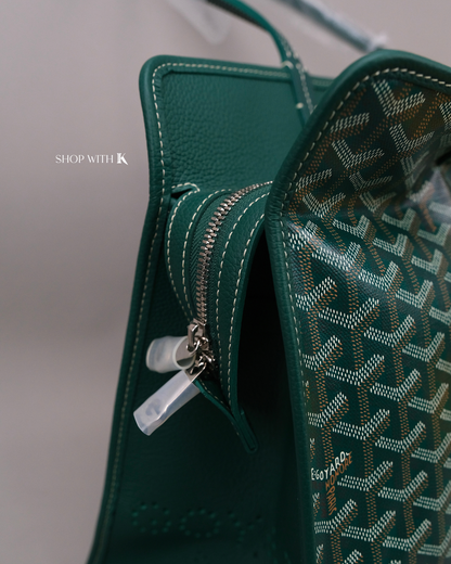 Goyard Goyardine Sac Hardy PM Green