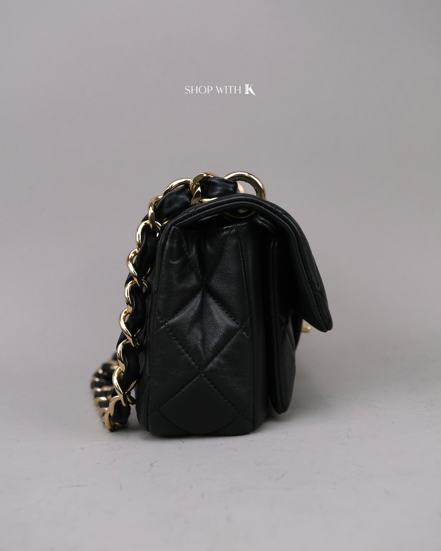 Chanel Flap Bag with Chunky Chain Strap