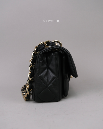 Chanel Flap Bag with Chunky Chain Strap