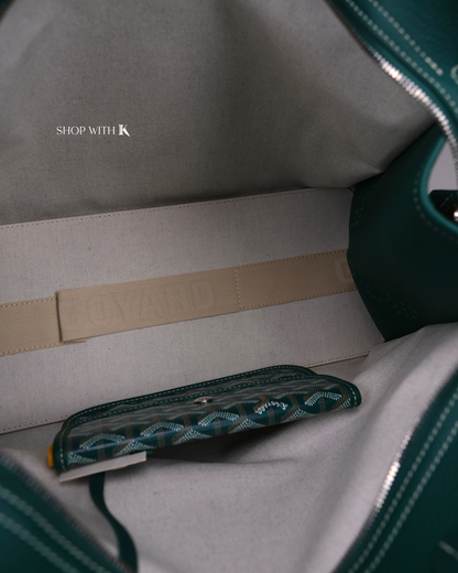Goyard Goyardine Sac Hardy PM Green