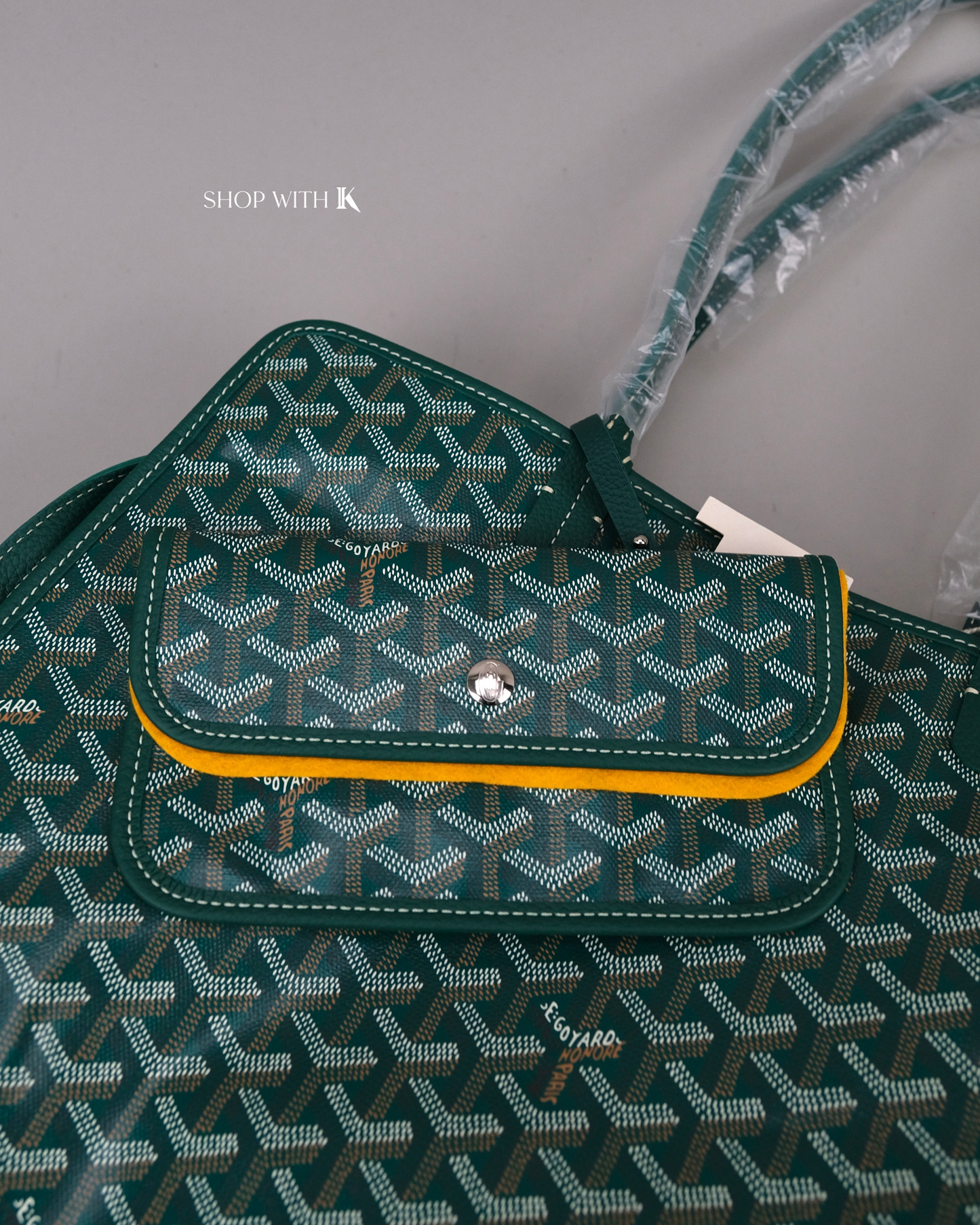 Goyard Goyardine Sac Hardy PM Green