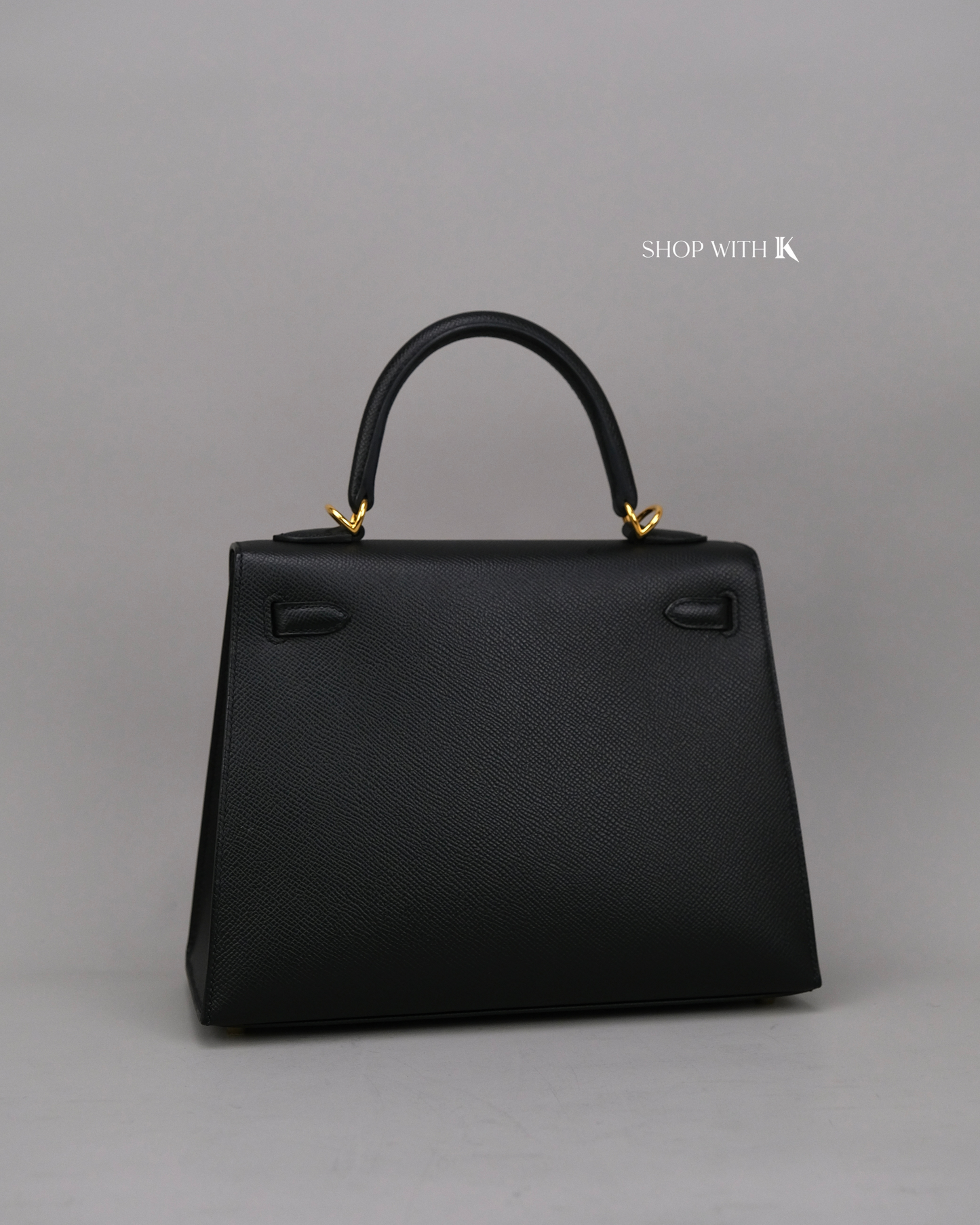 Hermes Kelly 25 Noir GHW